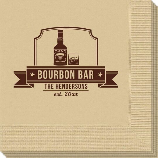 Bourbon Bar Napkins